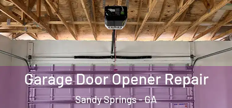  Garage Door Opener Repair Sandy Springs - GA