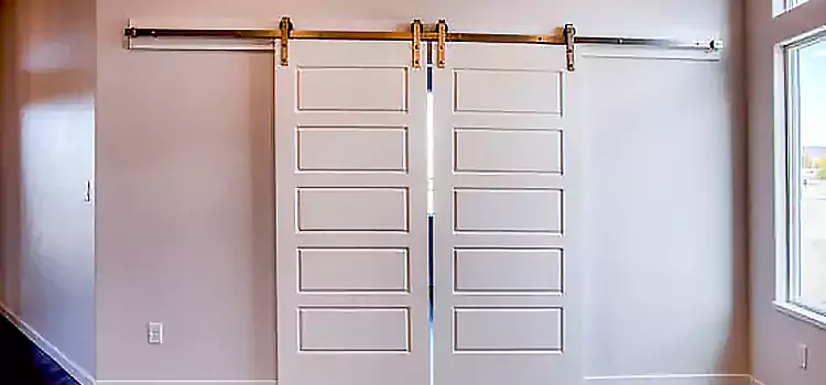 Glass Barn Door with Installation Hardware Kit Sandy Springs