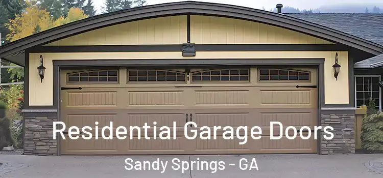  Residential Garage Doors Sandy Springs - GA